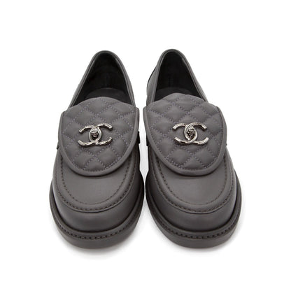CC Quilted Leather Loafers