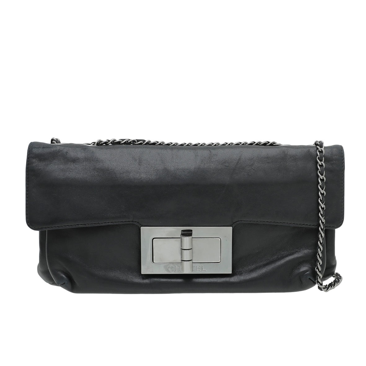 Chanel Black Mademoiselle Turn Lock Flap Bag
