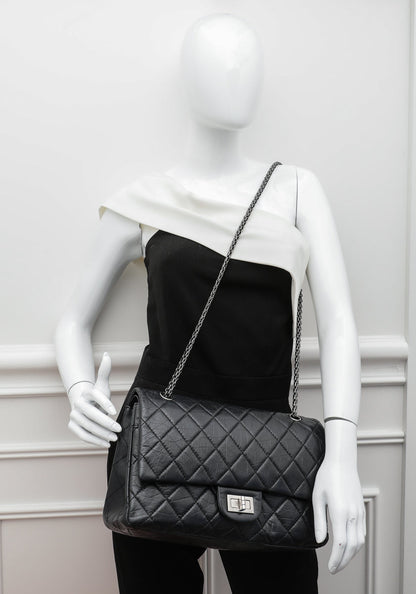Chanel Black Maxi 2.55 Reissue Flap Bag