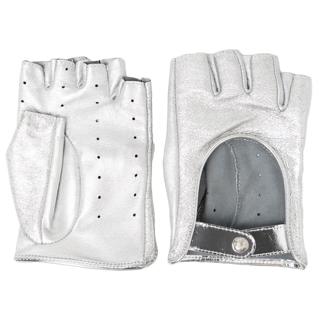 Metallic Lambskin Gloves