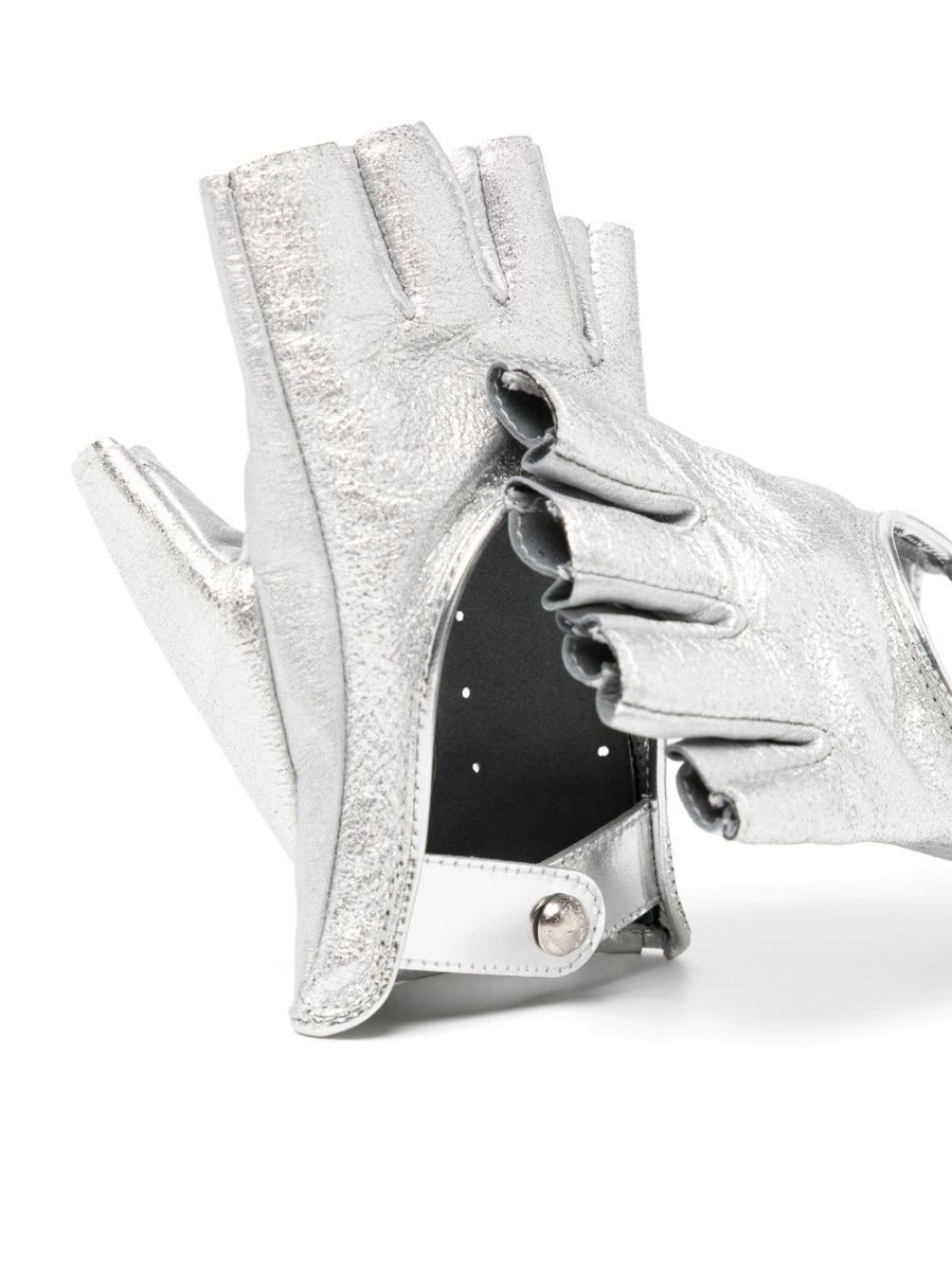 Metallic Lambskin Gloves