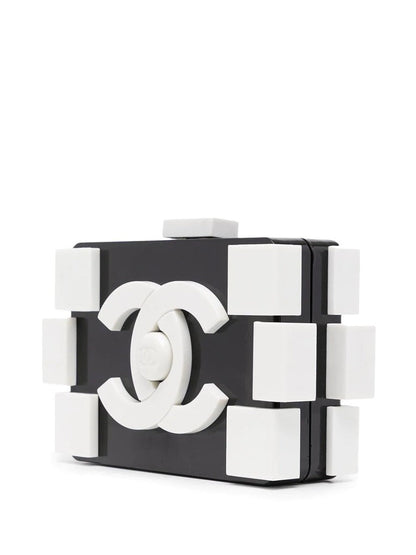 Monochrome Boy Brick Lego Minaudière Clutch