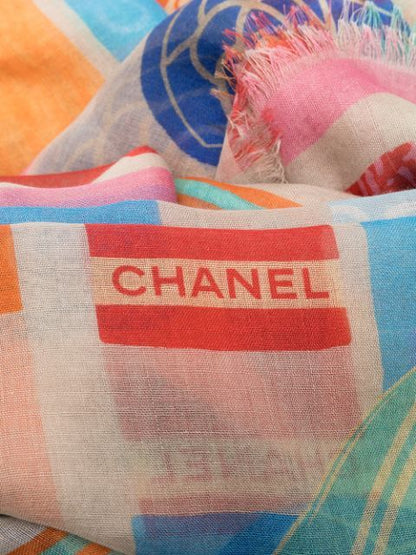 Multicolour Cashmere/Silk Scarf