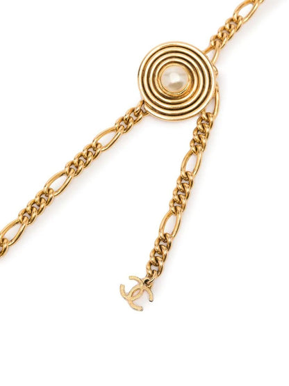 Pearl Detail Belt 1980s