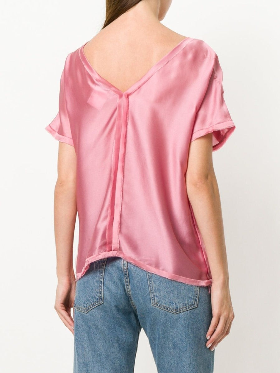 Pink Striped Layer Top