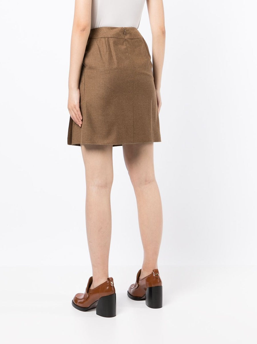 Pleated Brown skirt