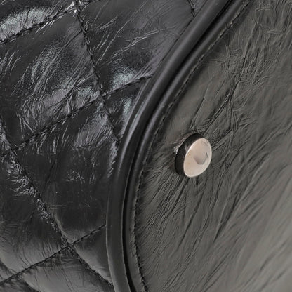 Chanel Black PVC Vanity Bag Large
