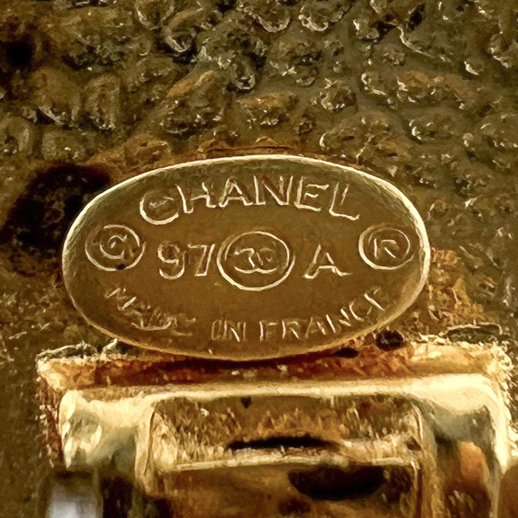 Chain Print Clip-on Earrings