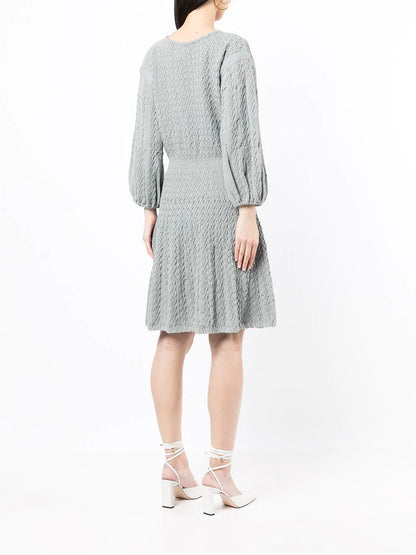 Ruched Knit Dress