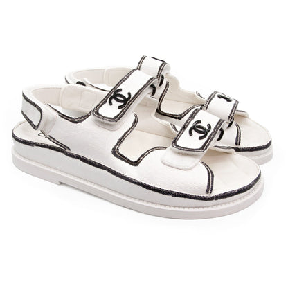White Logo Sandal 22C