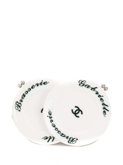 White Brasserie Gabrielle Plate Bag