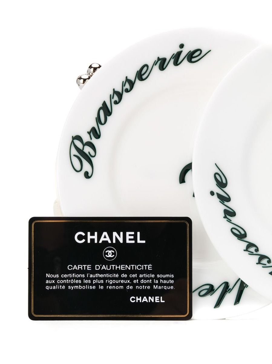 White Brasserie Gabrielle Plate Bag