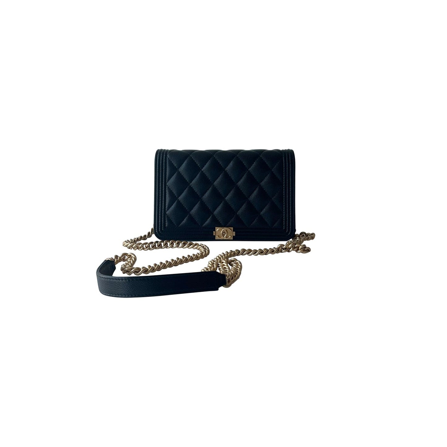 Chanel Quilted Wallet on Chain Boy Bag