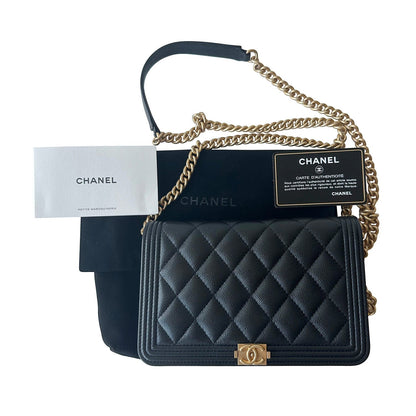 Chanel Quilted Wallet on Chain Boy Bag