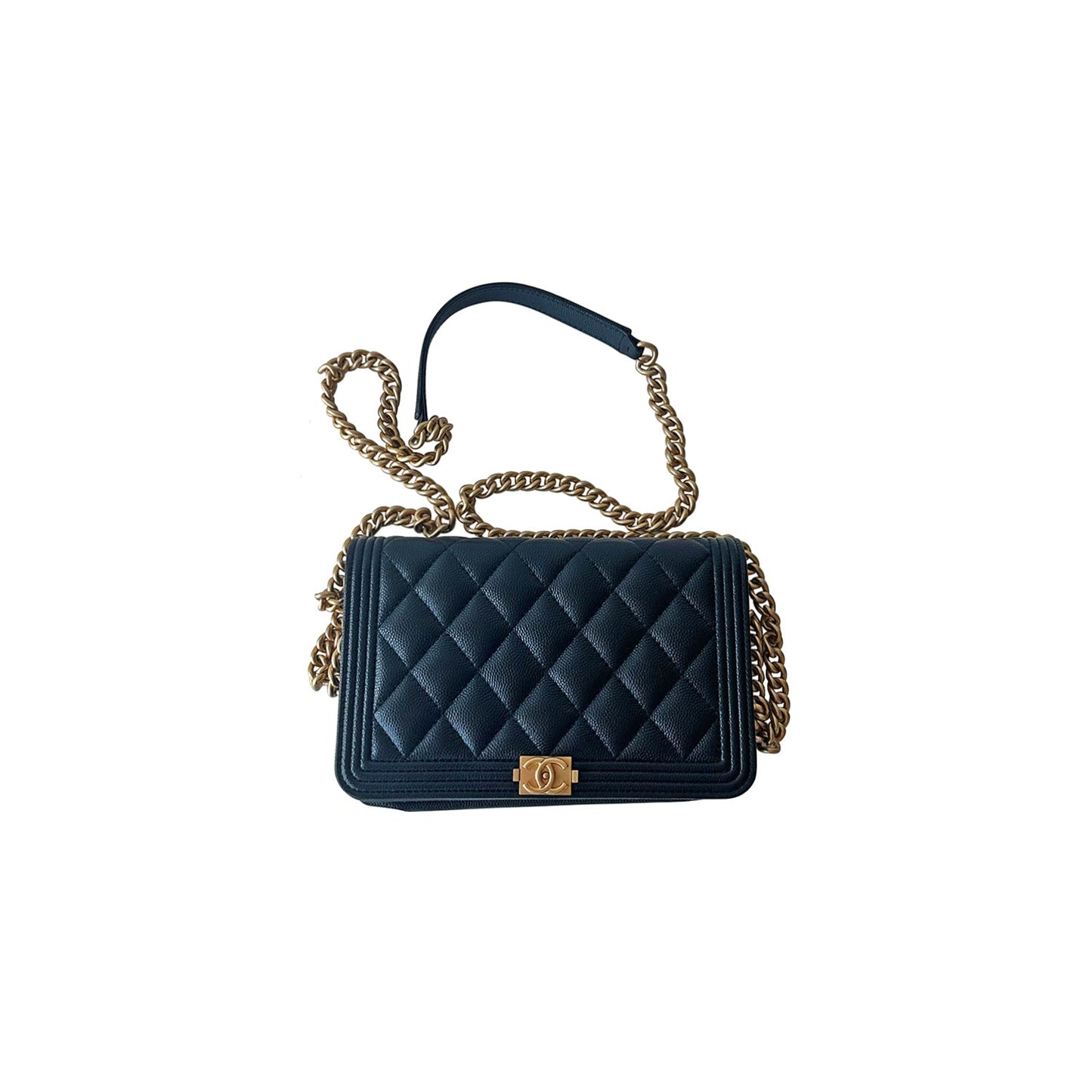 Chanel Quilted Wallet on Chain Boy Bag