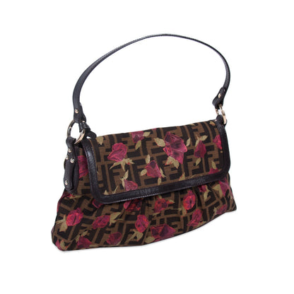 Fendi Zucca Floral Chef Bag