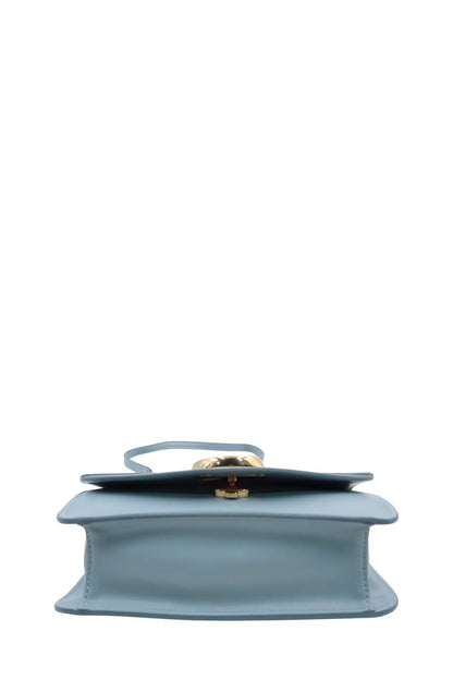 Chloe C Chain Clutch Faded Blue