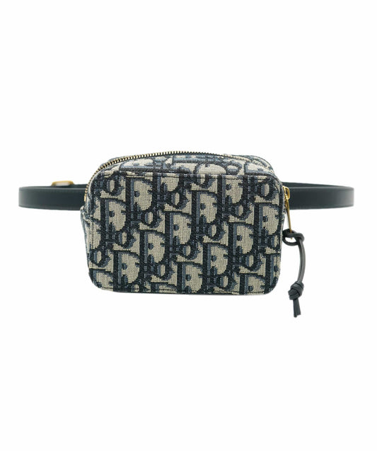 Christian Dior Oblique Belt Pouch Blue ALC1581