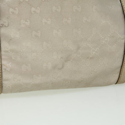 GUCCI GG Canvas Tote Bag Silver  cl184