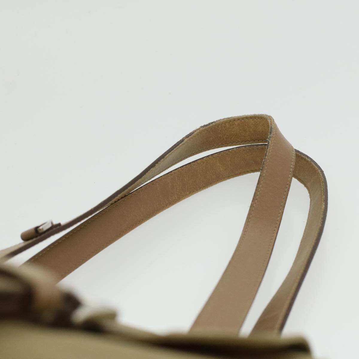 Prada Shoulder Bag Nylon Khaki  cl322