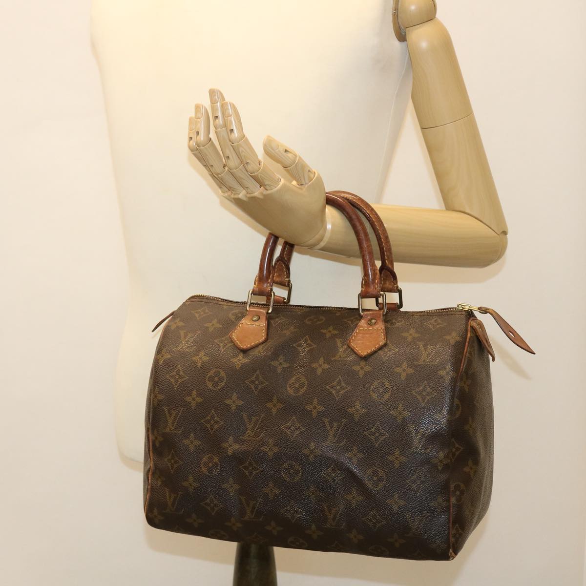 LOUIS VUITTON Monogram Speedy 30 Hand Bag M41526 LV cl439