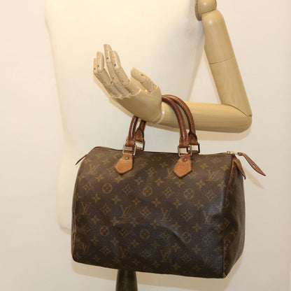 LOUIS VUITTON Monogram Speedy 30 Hand Bag M41526 LV cl439