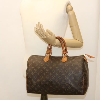 LOUIS VUITTON Monogram Speedy 35 Hand Bag M41524 LV cl441