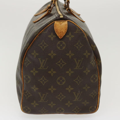 LOUIS VUITTON Monogram Speedy 35 Hand Bag M41524 LV cl441