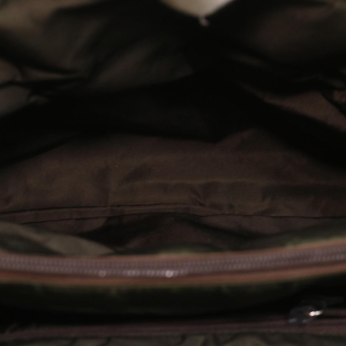 Prada Hand Bag Nylon Khaki  cl475