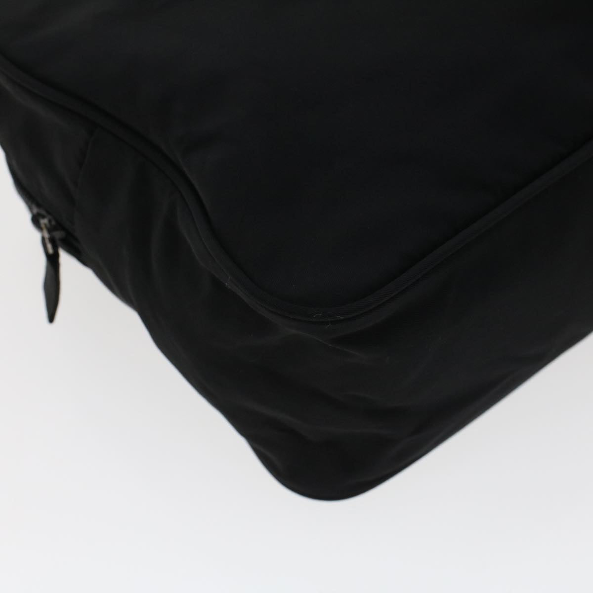 Prada Hand Bag Nylon Black  cl532