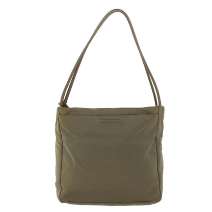 Prada Shoulder Bag Nylon Khaki  cl556