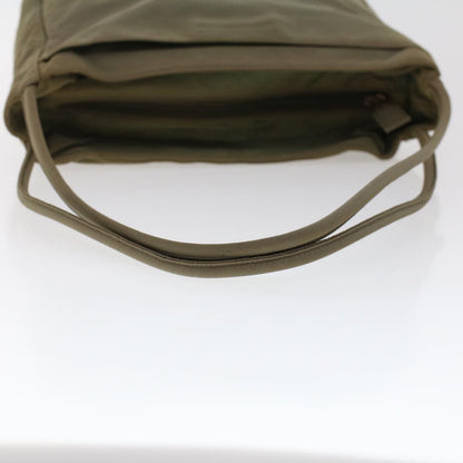 Prada Shoulder Bag Nylon Khaki  cl556