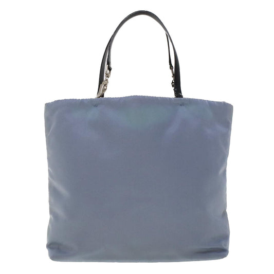 Prada Hand Bag Nylon Light Blue  cl559