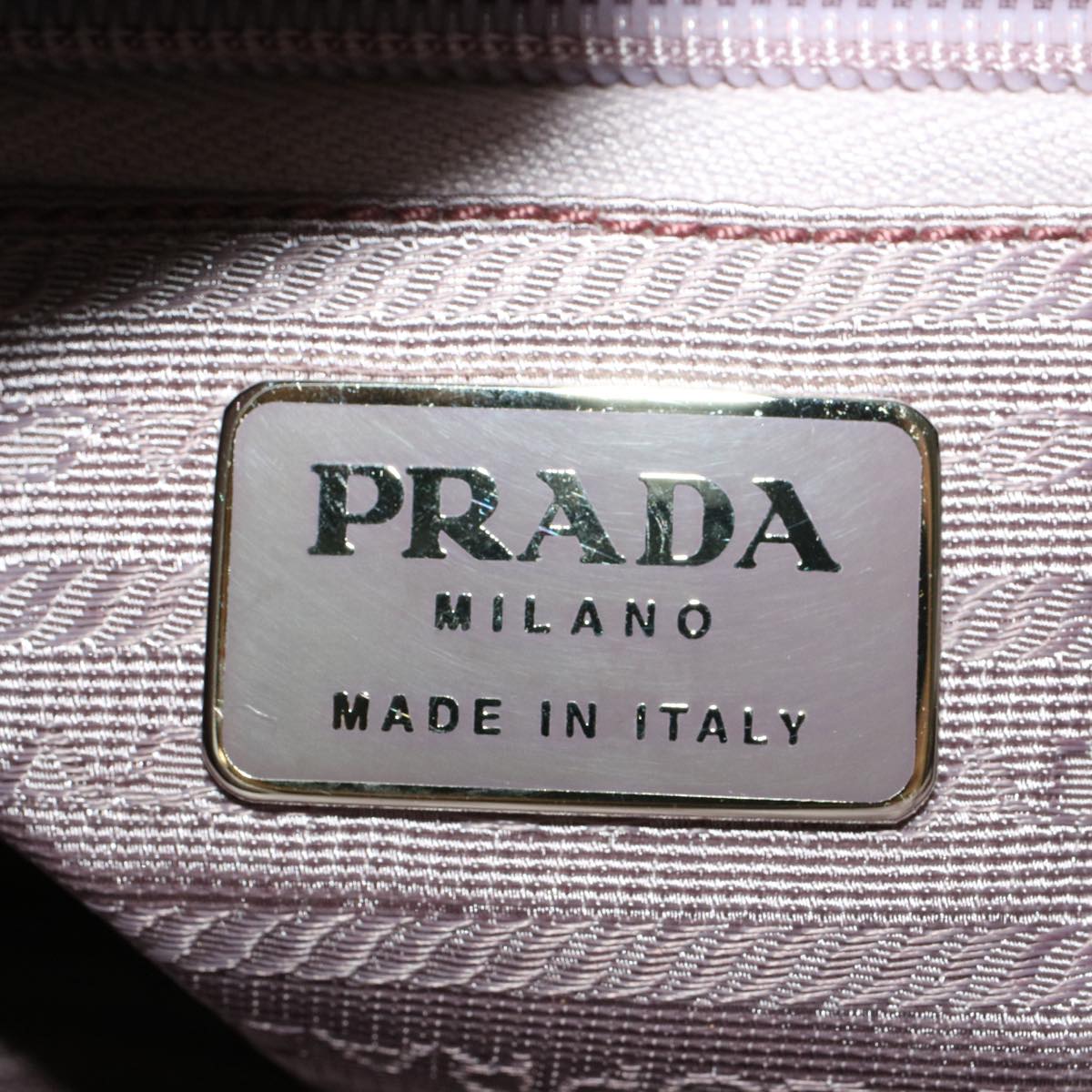 Prada Hand Bag Nylon Purple  cl574