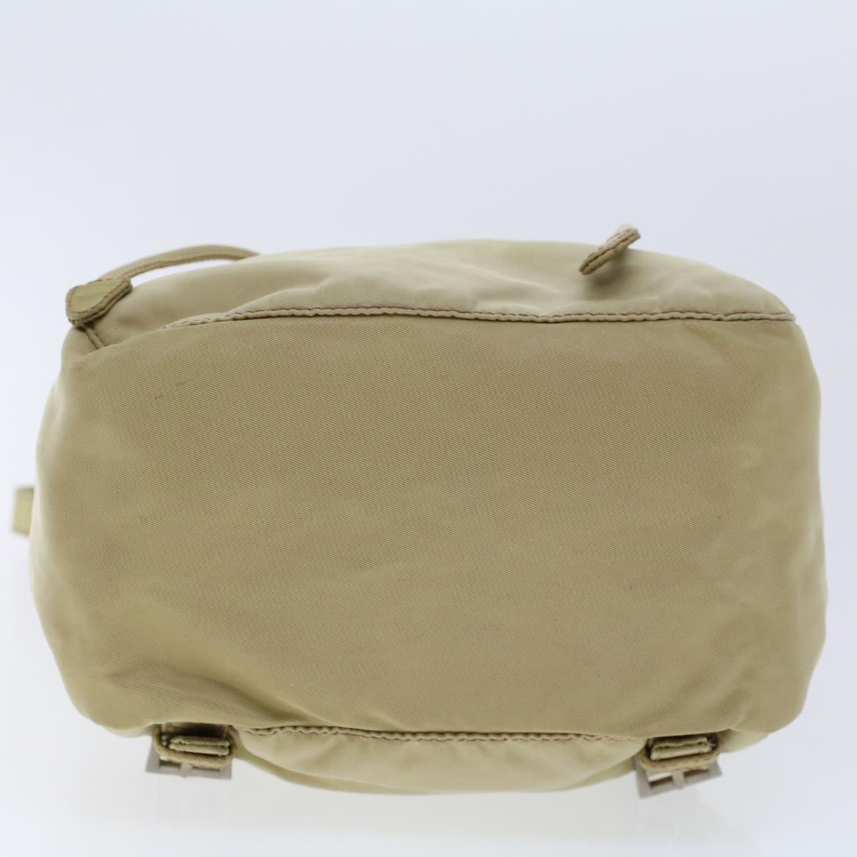 Prada Backpack Nylon Beige  cl587