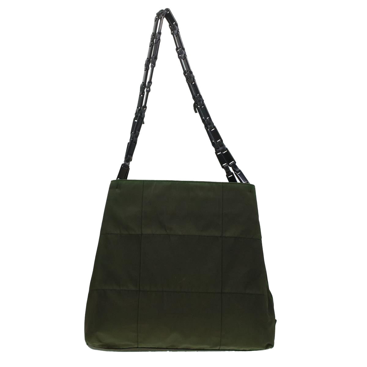 Prada Shoulder Bag Nylon Green  cl588