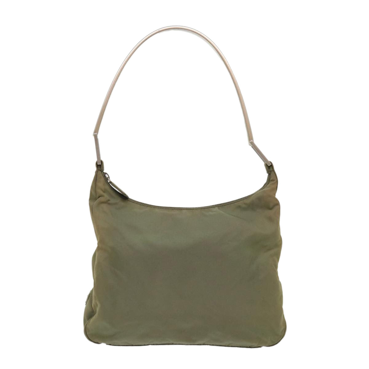 Prada Shoulder Bag Nylon Khaki  cl628