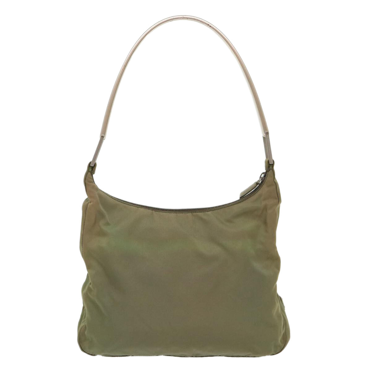 Prada Shoulder Bag Nylon Khaki  cl628