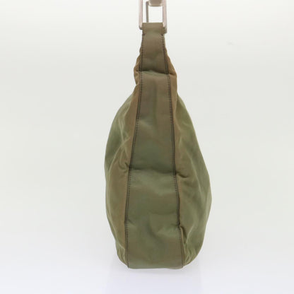 Prada Shoulder Bag Nylon Khaki  cl628