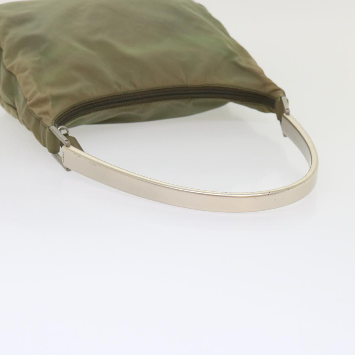 Prada Shoulder Bag Nylon Khaki  cl628