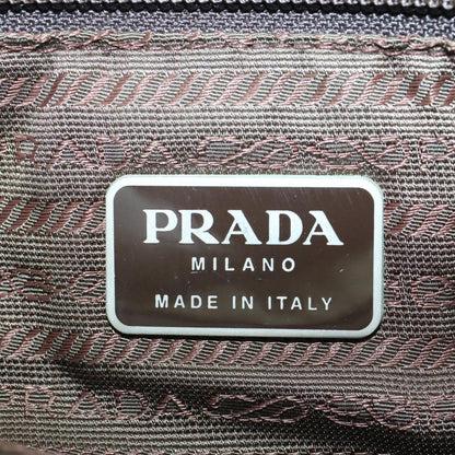 Prada Hand Bag Nylon Khaki  cl650