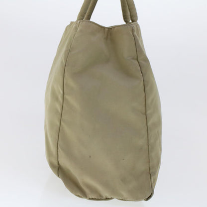 Prada Hand Bag Nylon Khaki  cl650