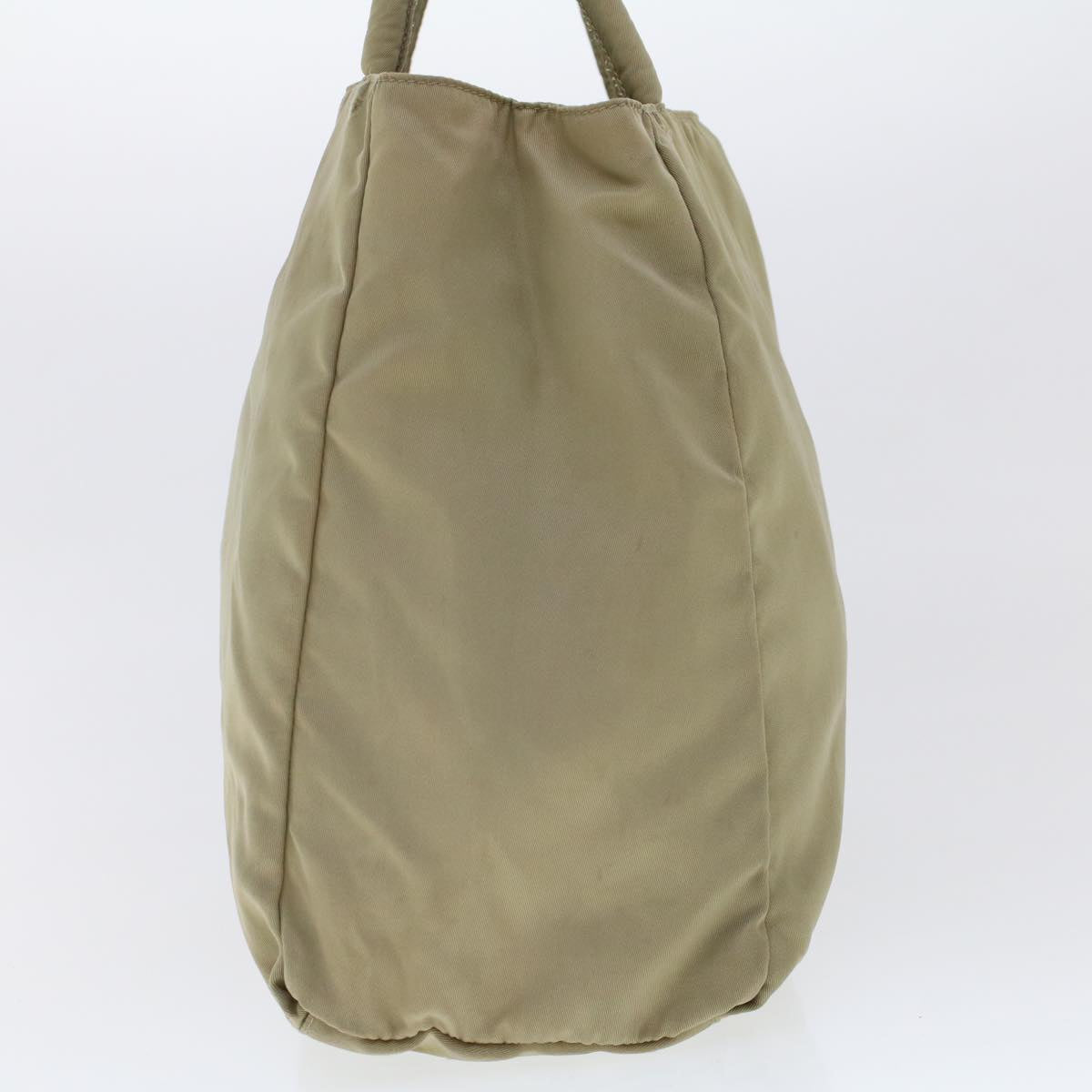 Prada Hand Bag Nylon Khaki  cl650