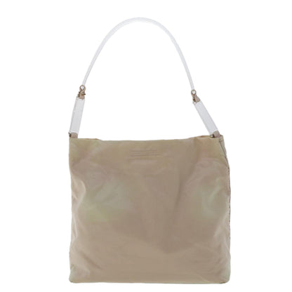 Prada Shoulder Bag Nylon Beige  cl652