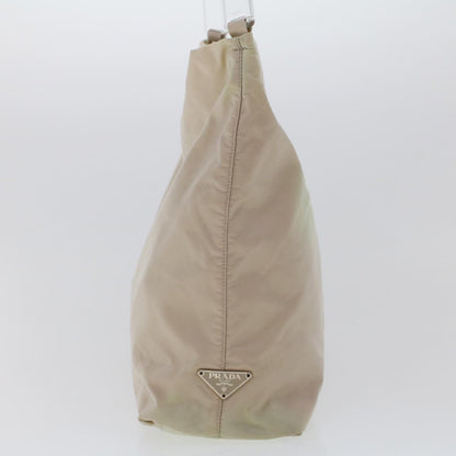 Prada Shoulder Bag Nylon Beige  cl652