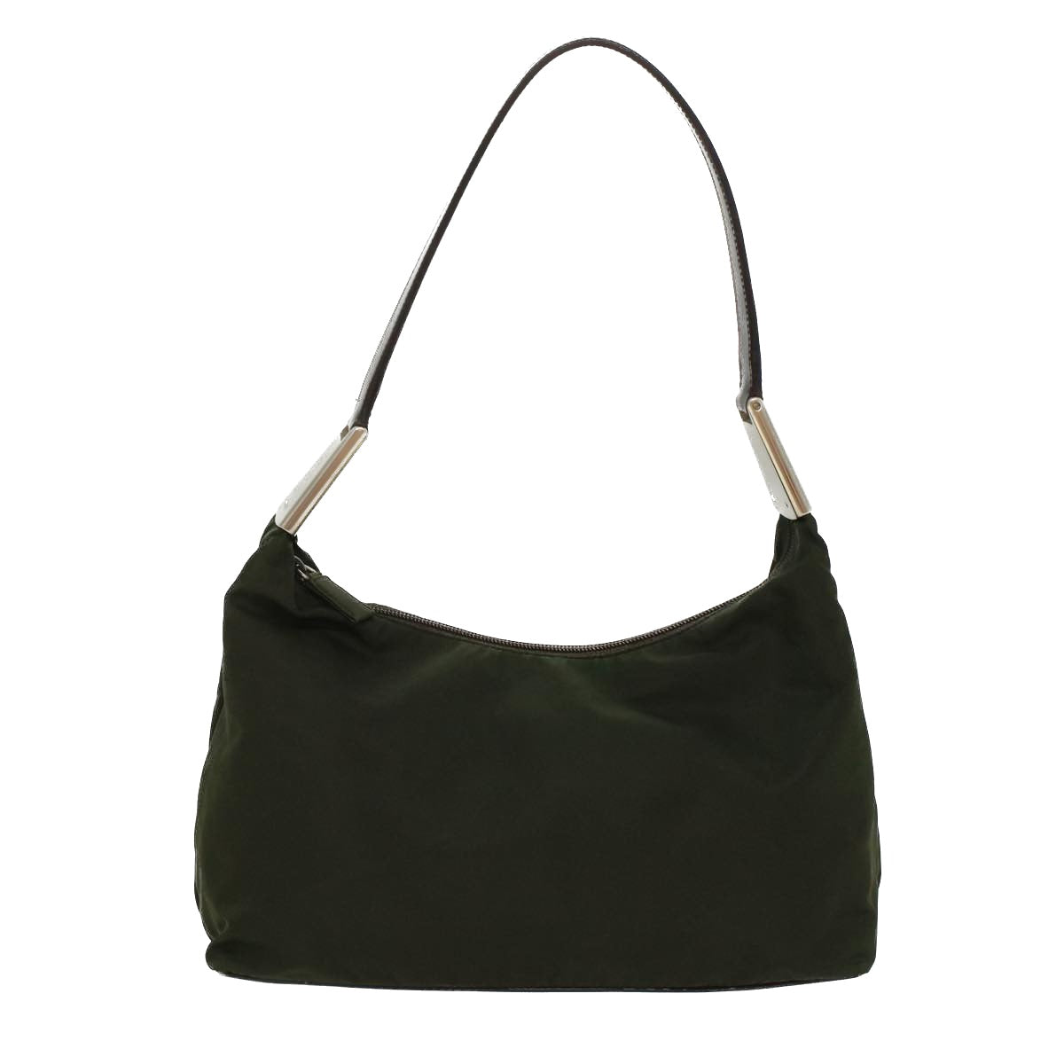 PRADA Shoulder Bag Nylon Green Auth cl655