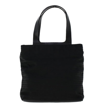 Prada Hand Bag Nylon Black  cl667