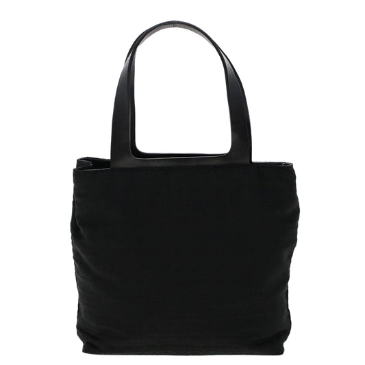 Prada Hand Bag Nylon Black  cl667