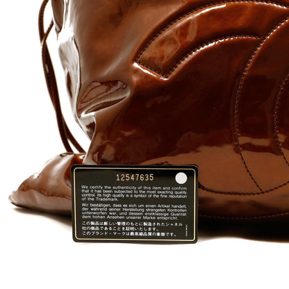 Chanel Copper Patent Leather Bon Bon Tote