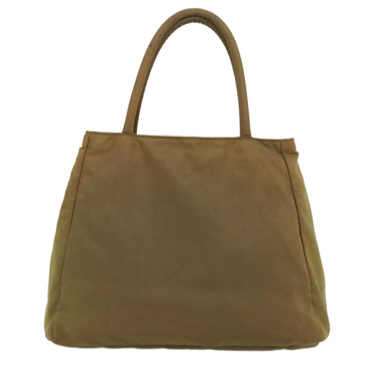 Prada Hand Bag Nylon Khaki  cr603